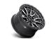 Fuel Wheels Rebel Matte Gunmetal with Black Bead Ring Wheel; 17x9 (07-18 Jeep Wrangler JK)