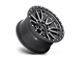 Fuel Wheels Rebel Matte Gunmetal with Black Bead Ring Wheel; 18x9 (99-04 Jeep Grand Cherokee WJ)