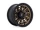 Fuel Wheels Covert Matte Bronze with Black Bead Ring Wheel; 15x8 (76-86 Jeep CJ7)