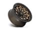 Fuel Wheels Covert Matte Bronze with Black Bead Ring Wheel; 17x9 (07-18 Jeep Wrangler JK)
