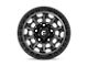 Fuel Wheels Covert Matte Gunmetal with Black Bead Ring Wheel; 17x9 (07-18 Jeep Wrangler JK)