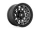 Fuel Wheels Covert Matte Gunmetal with Black Bead Ring Wheel; 20x10 (18-24 Jeep Wrangler JL)