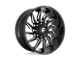 Fuel Wheels Saber Gloss Black Milled Wheel; 24x12 (99-04 Jeep Grand Cherokee WJ)