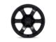 Fuel Wheels Rush Satin Black Wheel; 18x9 (07-18 Jeep Wrangler JK)