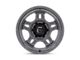 Fuel Wheels Oxide Matte Gunmetal Wheel; 17x8.5 (07-18 Jeep Wrangler JK)