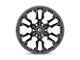 Fuel Wheels Flame Gloss Black Milled Wheel; 24x12 (18-24 Jeep Wrangler JL)