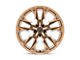 Fuel Wheels Flame Platinum Bronze Wheel; 22x12 (07-18 Jeep Wrangler JK)