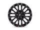 Fuel Wheels Quake Gloss Black Milled Wheel; 18x9 (07-18 Jeep Wrangler JK)
