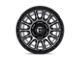 Fuel Wheels Cycle Matte Gunmetal with Black Ring Wheel; 17x9 (18-24 Jeep Wrangler JL)