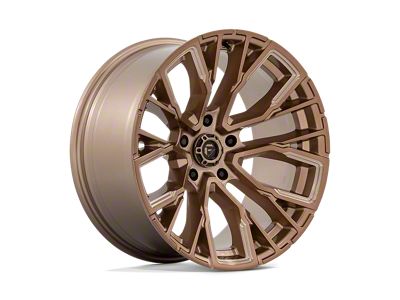 Fuel Wheels Rebar Platinum Bronze Milled Wheel; 20x10 (18-24 Jeep Wrangler JL)