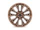 Fuel Wheels Rebar Platinum Bronze Milled Wheel; 20x10 (18-24 Jeep Wrangler JL)