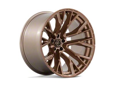 Fuel Wheels Rebar Platinum Bronze Milled Wheel; 22x12 (18-24 Jeep Wrangler JL)