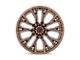Fuel Wheels Rebar Platinum Bronze Milled Wheel; 22x12 (05-10 Jeep Grand Cherokee WK)
