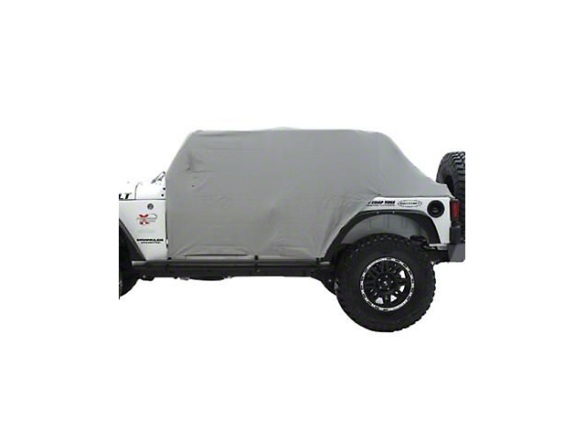 Smittybilt Water Resistant Cab Cover without Door Flaps; Gray (87-91 Jeep Wrangler YJ)