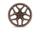 Fuel Wheels Flux Platinum Bronze Wheel; 17x9 (18-24 Jeep Wrangler JL)
