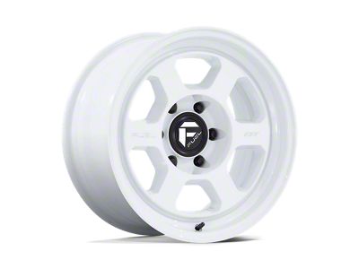 Fuel Wheels Hype Gloss White Wheel; 18x8.5 (07-18 Jeep Wrangler JK)