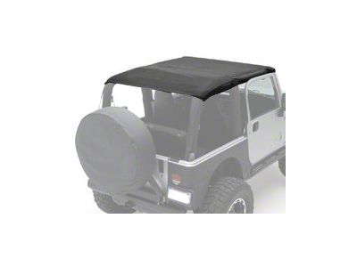 Smittybilt Extended Top; Black Diamond (10-18 Jeep Wrangler JK 2-Door)