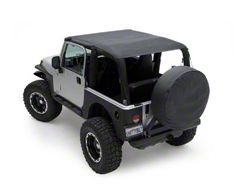 Smittybilt Wrangler Standard Front Bucket Seat - Black Vinyl 44901 (87 ...