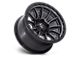 Fuel Wheels Piston Matte Gunmetal with Gloss Black Lip Wheel; 17x9 (99-04 Jeep Grand Cherokee WJ)