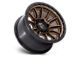 Fuel Wheels Piston Matte Bronze with Gloss Black Lip Wheel; 20x9 (07-18 Jeep Wrangler JK)