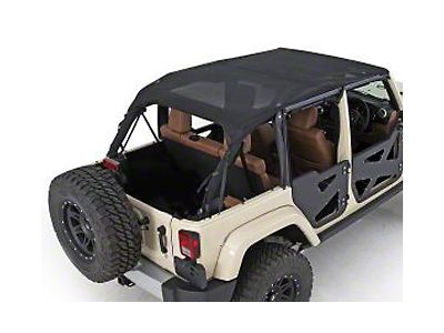 Smittybilt Jeep Wrangler Mesh Extended Top 94600 (10-18 Jeep Wrangler JK 4- Door) - Free Shipping