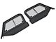 Bestop Upper Door Sliders for Factory Soft Top; Black Diamond (97-06 Jeep Wrangler TJ)
