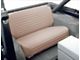 Bestop Rear Fold and Tumble Seat Cover; Tan (66-95 Jeep CJ5, CJ7 & Wrangler YJ)