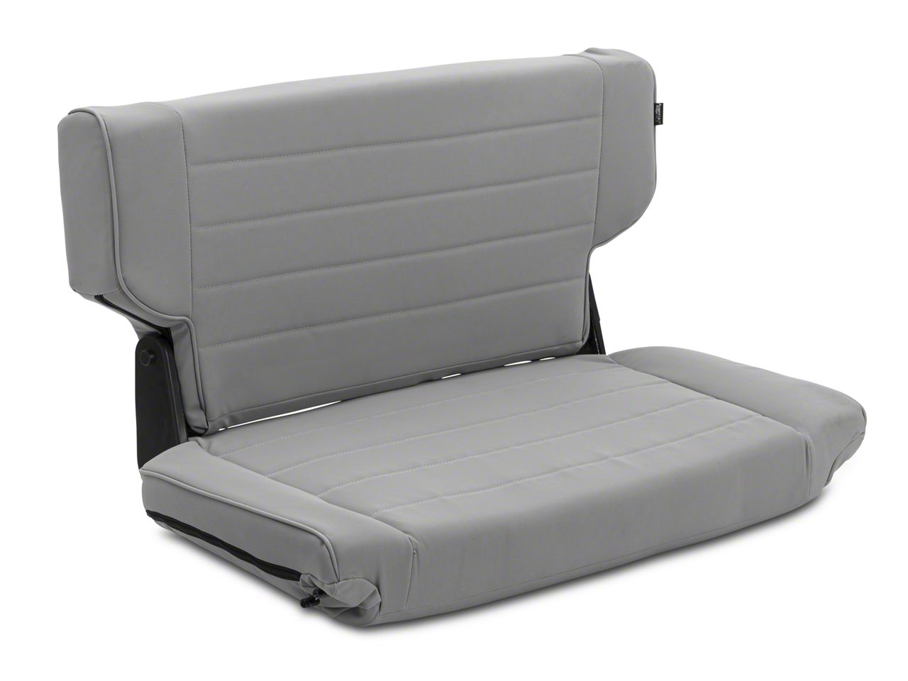 Rugged Ridge Jeep Wrangler Fold And Tumble Rear Seat Gray Denim 1346309 97 02 Jeep Wrangler Tj 7986