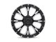 HELO HE879 Gloss Black Machined Wheel; 18x9 (18-24 Jeep Wrangler JL)