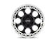 KMC Riot Beadlock Satin Black with Machined Ring Wheel; 17x9 (07-18 Jeep Wrangler JK)