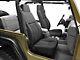 Rugged Ridge High-Back Reclining Front Seat; Black Denim (76-02 Jeep CJ5, CJ7, Wrangler YJ & TJ)