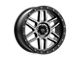 KMC Mesa Satin Black with Gray Tint Wheel; 17x9 (07-18 Jeep Wrangler JK)