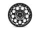 KMC Trek Satin Black with Gray Tint Wheel; 17x9 (99-04 Jeep Grand Cherokee WJ)