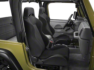High-Back Reclinable Spice; 76-02 Jeep CJ/Wrangler Front Rugged Ridge 13403.37 Seat 