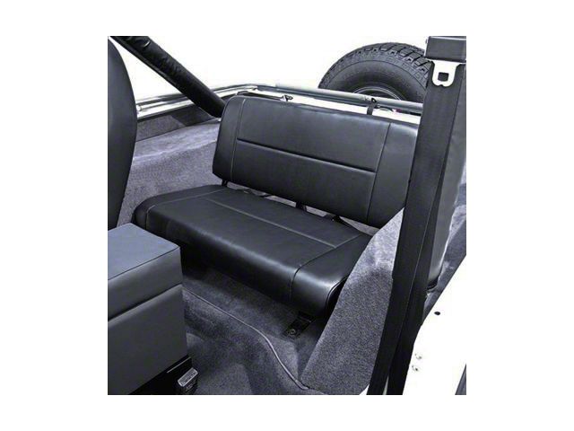 Rugged Ridge Fixed Rear Seat; Gray (87-95 Jeep Wrangler YJ)