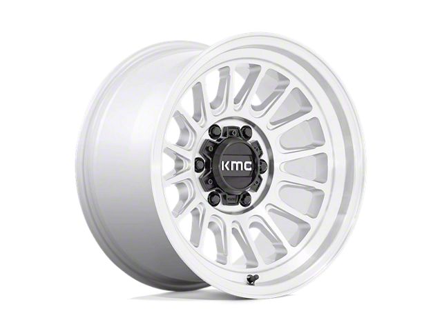 KMC Impact OL Silver Machined Wheel; 17x9 (99-04 Jeep Grand Cherokee WJ)