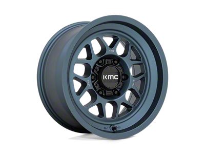 KMC Terra Metallic Blue Wheel; 18x8.5 (05-10 Jeep Grand Cherokee WK)