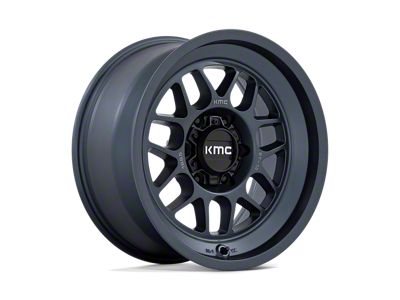 KMC Terra Metallic Blue Wheel; 18x8.5 (18-24 Jeep Wrangler JL)