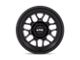 KMC Terra Satin Black Wheel; 18x8.5 (05-10 Jeep Grand Cherokee WK)