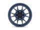 KMC Range Metallic Blue Wheel; 17x8.5 (07-18 Jeep Wrangler JK)