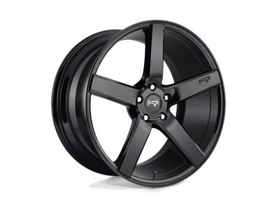 Niche Milan Gloss Black Wheel; 22x10 (07-18 Jeep Wrangler JK)