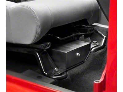 Bestop Underseat Lock Box; Passenger Side (07-10 Jeep Wrangler JK 2-Door; 07-18 Jeep Wrangler JK 4-Door)