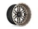 Moto Metal Deep Six Satin Black with Bronze Tint Wheel; 20x10 (22-24 Jeep Grand Cherokee WL)