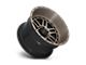 Moto Metal Deep Six Satin Black with Bronze Tint Wheel; 20x12 (07-18 Jeep Wrangler JK)