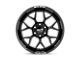 Moto Metal Banshee Gloss Black Milled Wheel; 20x10 (18-24 Jeep Wrangler JL)