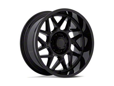 Moto Metal Turbine Gloss Black Wheel; 20x9 (07-18 Jeep Wrangler JK)