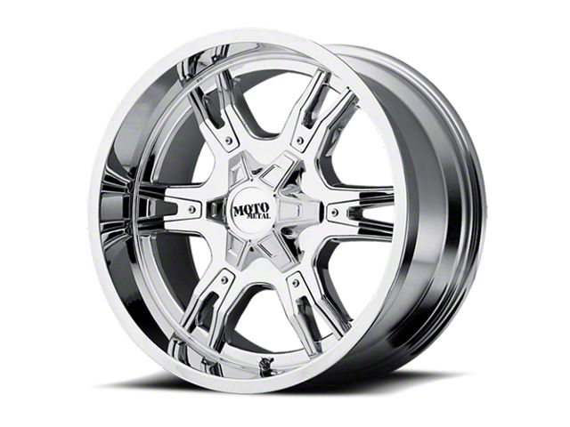 Moto Metal MO969 Chrome with Red and Black Accents Wheel; 20x9 (11-21 Jeep Grand Cherokee WK2)