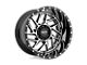 Moto Metal Breakout Gloss Black Machined Wheel; 20x12 (99-04 Jeep Grand Cherokee WJ)