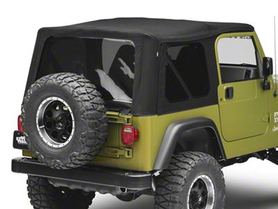 Bestop Supertop NX Soft Top with Tinted Windows; Matte Black Twill (97-06 Jeep Wrangler TJ, Excluding Unlimited)