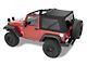 Bestop Replace-A-Top with Tinted Windows; Matte Black Twill (07-09 Jeep Wrangler JK 4-Door)